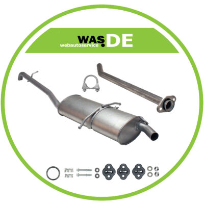 Auspuff Mercedes A-Klasse W168 A140 A160 A190 Endschalldämpfer Endtopf Lang