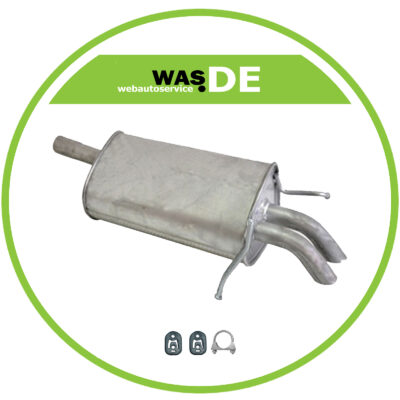 Auspuff Mercedes C-Klasse C180 2,0 W203 T203 Endtopf Auspuffanlage ESD