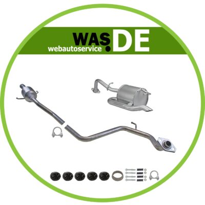 Auspuffanlage für TOYOTA YARIS P13 1.5 Hybrid, 101 PS ab. Bj. 2012 Auspuff,