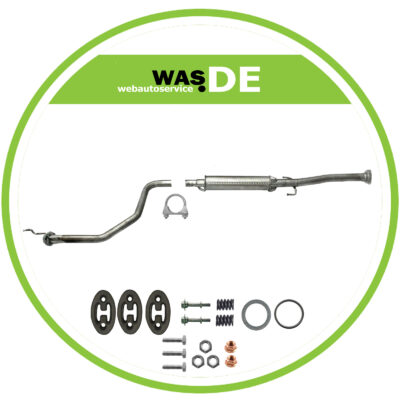 Auspuff Mittelschalldämpfer Honda Civic VI Aerodeck & Fastback 1.4 1.6 +Anbaukit