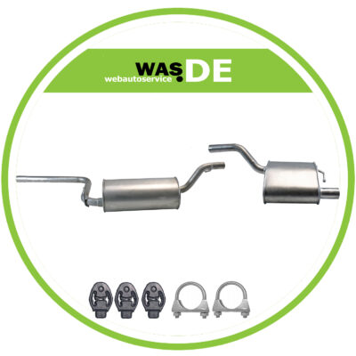 Auspuff Ford Focus MK1 1.4 16V 75 PS Schrägheck ab. Bj. 1998 Auspuffanlage