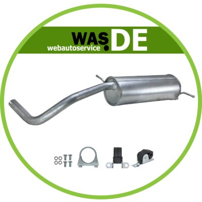 Endschalldämpfer VW POLO 9N 1.2 Skoda Fabia 1.2 Schrägheck 2001-2005 Auspuff