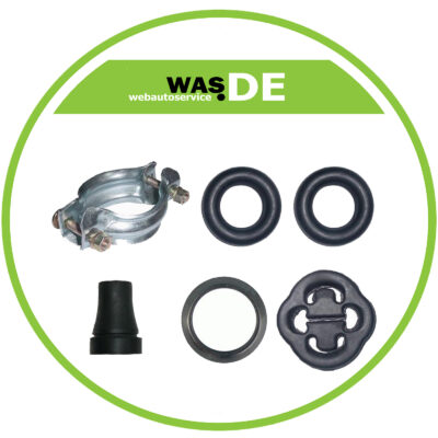 Montagesatz Endtopf AUDI 100 Avant Stufenheck Kombi 2.3, 2.2 84-94 Auspuff Gummi