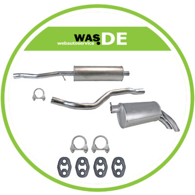 Auspuff Seat Alhambra 1.9-2.0TDi 2002-2010 Endschalldämpfer Mittelschalldämpfer