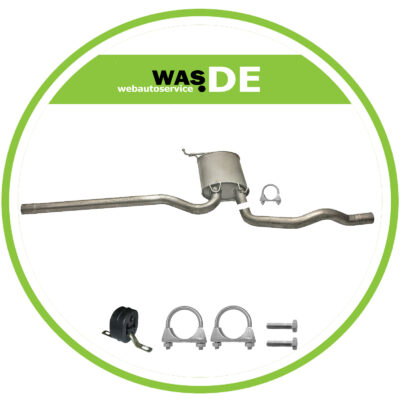 Auspuff Mittelschalldämpfer VW Passat 1.6 & 1.9 TDI + Anbaukit auch für Variant