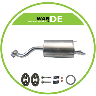Auspuff Endschalldämpfer Honda Jazz II (GD) 1.2 & 1.4 inkl. Montagesatz