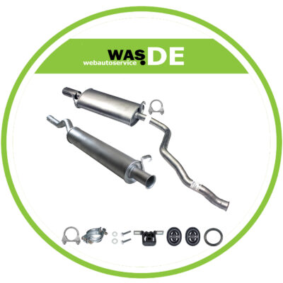Auspuffanlage Auspuff ab Kat Audi 80 (B4) 1.6 / 2.0 & 2.0 E inkl. Montagesatz