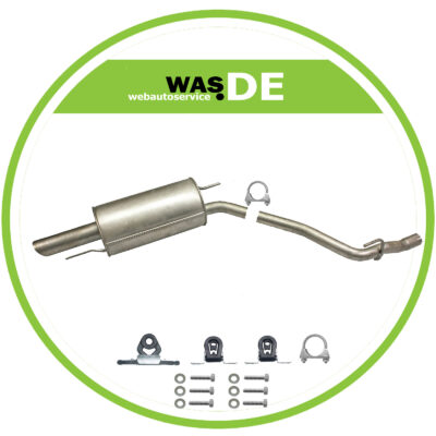 Auspuff Endschalldämpfer VW T4 Transporter IV Kasten 2.0 - 2.8 1990-2003 Endtopf