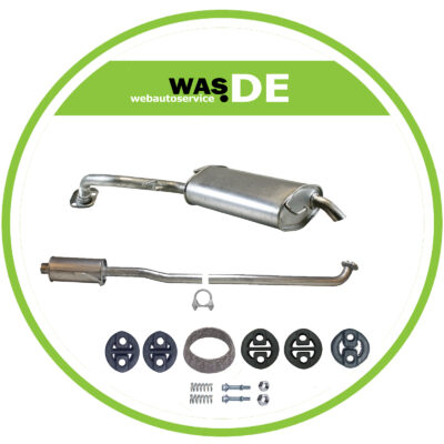 Auspuffanlage für TOYOTA Corolla Verso 1.6 16V/1.8 16V 02/2004-03/2009 Auspuff