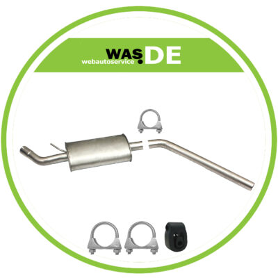 Auspuff Mittelschalldämpfer VW T4 Transporter T4 2.5 TDI kurz & lang  + Anbaukit