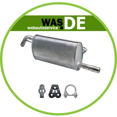 Endschalldämpfer für Mitsubishi Colt VI 1.5i 16V 109 PS 5 Türen Auspuff
