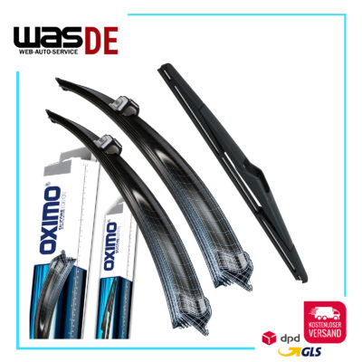 SCHEIBENWISCHER, WISCHBLÄTTER VORNE+HINTEN für Ford Fiesta VI 10.2008-11.2012