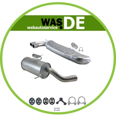 Auspuff für VW GOLF 5 V 2.0 GTI 200PS Schrägheck ab. Bj. 2004 Auspuffanlage