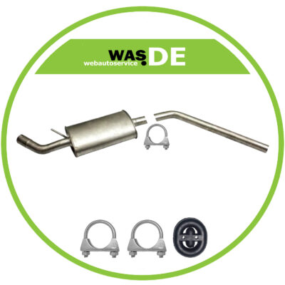 Auspuff Mittelschalldämpfer VW Transporter T4 2.0 2.5 2.8 VR6 Bus & Kasten