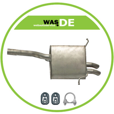 Auspuff Endtopf Mercedes C-Klasse Coupe (CL203) C180 & C180 C200 C230 Kompressor