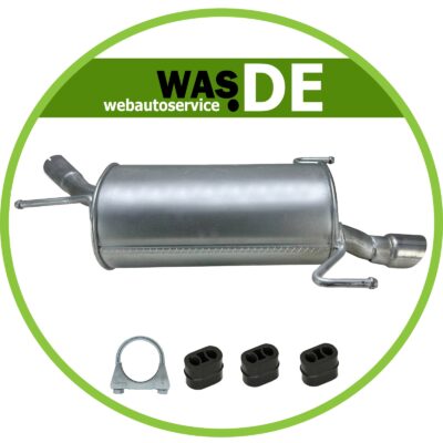 Auspuff Opel Corsa C (F08/F68) 1.2, 1.4, Tigra B TwinTop 1.4 Endschalldämpfer