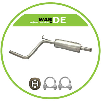 Auspuff VW Caddy III 2004-2010 1.4 Mittelschalldämpfer Schalldämpfer Mitte
