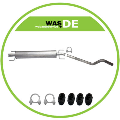 Auspuff Mittelschalldämpfer Opel Astra G Caravan CC Stufenheck & Astra H 1.6 1.8