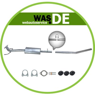 Auspuff Mittelschalldämpfer Opel Mokka 1.4i Turbo 140 PS, Chevrolet Trax