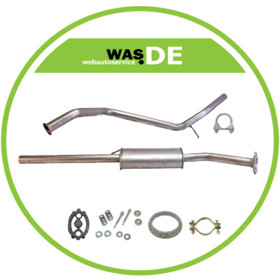 Auspuff Mitteltopf Citroen C4 1.6 16V, Peugeot 307 1.6, auch CC, Peugeot 308