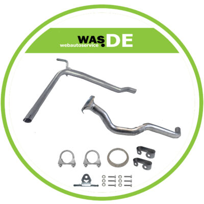 Vordenrohr + Mittelrohr VW T4 TRANSPORTER IV 90-95 1.9D/ 2.4D/ 2.0D, Auspuff