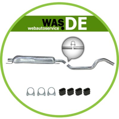 Mittelschalldämpfer für Opel Zafira A, B 1.6 & ab. 2003 Auspuff