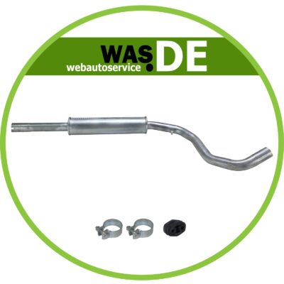 Auspuff Mittelschalldämpfer Seat Arosa (6H) & VW Lupo (6X1, 6E1) 1.0 1.4