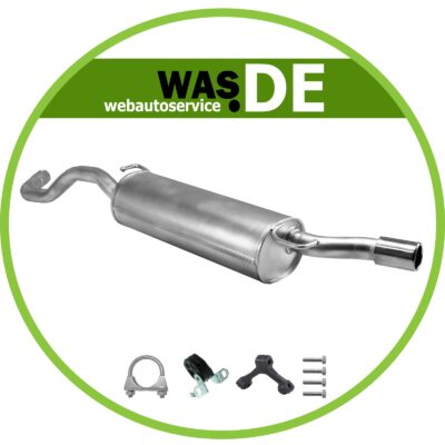 Endschalldämpfer für AUDI TT 1.8 T 150/163/180/190 PS ab. Bj. 1998- Auspuff