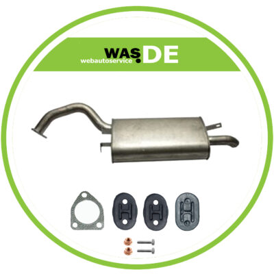 Auspuff Endschalldämpfer Mitsubishi Galant VI 2.0 & 2.4 GDI inkl. Montagesatz