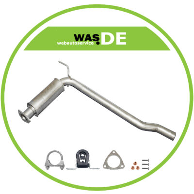 Auspuff Vorschalldämpfer VW TRANSPORTER T4 2.4D,  96-98 + Anbaukit