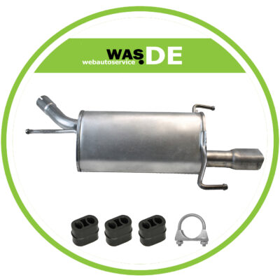 Auspuff Opel Corsa C (F08/F68) 1.2, 1.4, Tigra B TwinTop 1.4 Endschalldämpfer