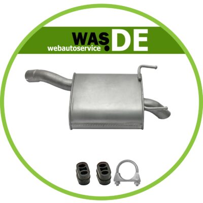 Auspuff Endschalldämpfer Fiat Croma 1.9 D Multijet, Kombi 2005-, Endtopf