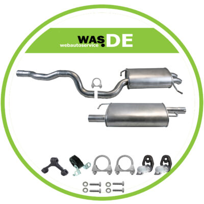 Auspuffanlage für VW Transporter V Kasten/BUS 2.5 TDI SWB 4motion 2004- Auspuff