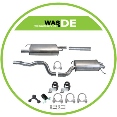 Auspuffanlage für VW Multivan V 2.5 TDI LWB 4x4 ab. Bj.2004-, Auspuff, Rohr