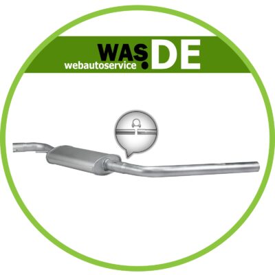 Auspuff Mittelschalldämpfer VW T4 Transporter 2.5 TDI kurz & lang