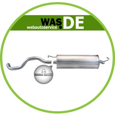 Auspuff Seat Leon, VW Golf IV, New Beetle 1997-2010 1.4 Endschalldämpfer Endtopf