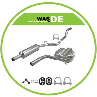 Auspuffanlage für VW Passat B6 1.9 2.0 TDI, auch CC  ab. Bj. 2005- Auspuff
