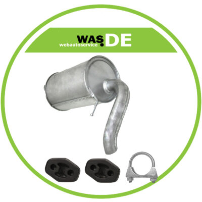 Endschalldämpfer Auspuffanlage Seat Alhambra 2.0 1996-2010 Auspuff + Montagesatz