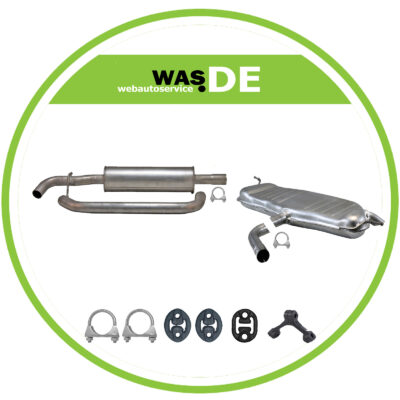 Auspuffanlage für VW Golf Plus V 05/2005 - 08/2014 Cross 1.6 8V 102 PS Auspuff