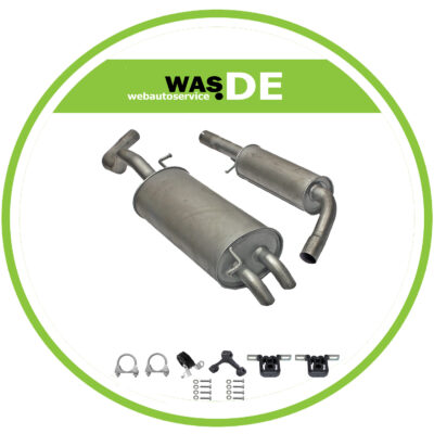 Auspuffanlage ab Kat VW Golf IV 4, New Beetle 1.8 T, 2.0, 2.3  Auspuff Komplett