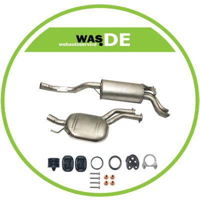 Auspuffanlage Mercedes E-Klasse 1988-1993 E280 E300 E320 Endtopf Schalldämpfer