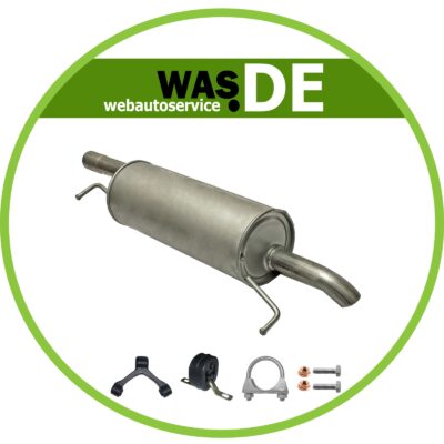 Auspuffanlage Endschalldämpfer VW Passat 1.6-1.8 1996-2005 Schalldämpfer Endtopf