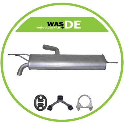 Endschalldämpfer Auspuff VW Golf V Golf V Plus 1.6i & 1.6FSi 2003-2012 +Anbaukit