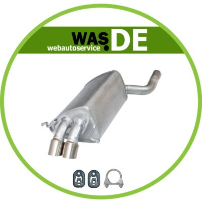 Auspuff Mercedes Benz C-Klasse (W203 S203) C 200-220 Endschalldämpfer