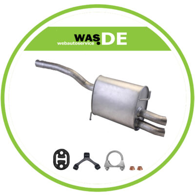 Endschalldämpfer Volkswagen Passat 1.9 2.0 TDi auch CC 2.0 TDi Auspuff