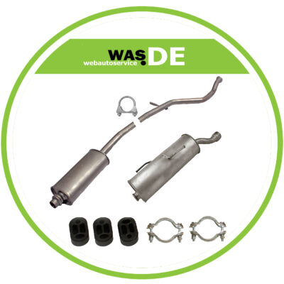 Auspuff PEUGEOT 206 1.6 Schrägheck/206 CC Cabrio ab. Bj. 2000 Auspuffanlage