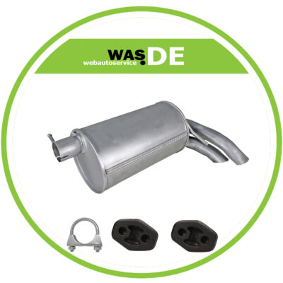 Auspuff VW Sharan | Ford Galaxy | Seat Alhambra Endschalldämpfer + Montagesatz