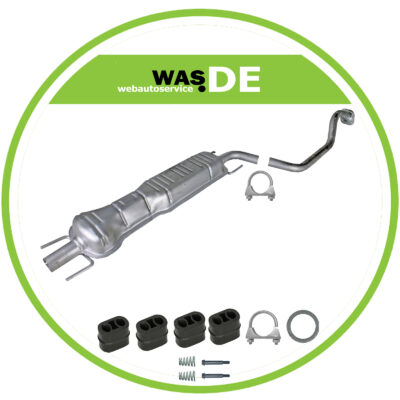 Auspuff Mittelschalldämpfer Opel Zafira A (F75_) 1.6 1.8 2.2 16V + Montagesatz