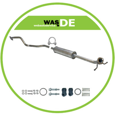 Auspuff Mittelschalldämpfer Opel Agila B 1.0 i, Suzuki Splash 1.0 i