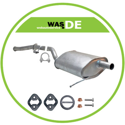 Endschalldämpfer BMW 3er Compact (E36) 316 i, 316 g, 102 PS Endtopf Auspuff